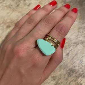 Kendra Scott Mint Statement Ring